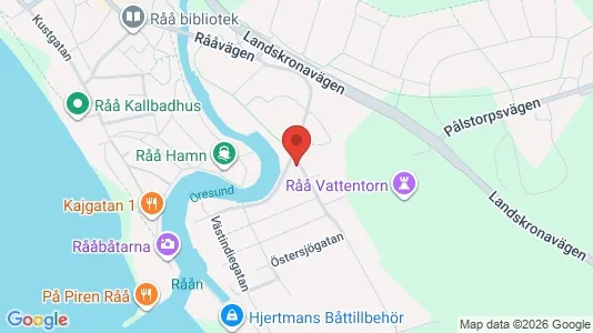 Apartments for rent i Helsingborg - kort over placeringen