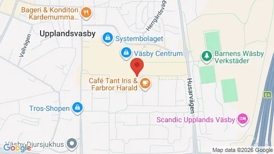 Apartments for rent i Upplands Väsby - kort over placeringen