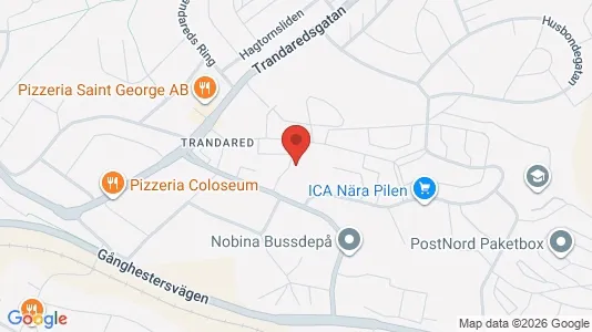 Apartments for rent i Borås - kort over placeringen