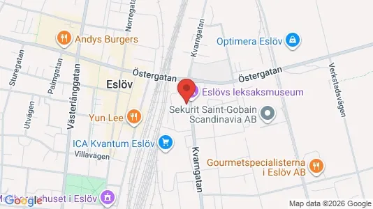Apartments for rent i Eslöv - kort over placeringen