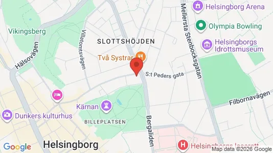 Apartments for rent i Helsingborg - kort over placeringen