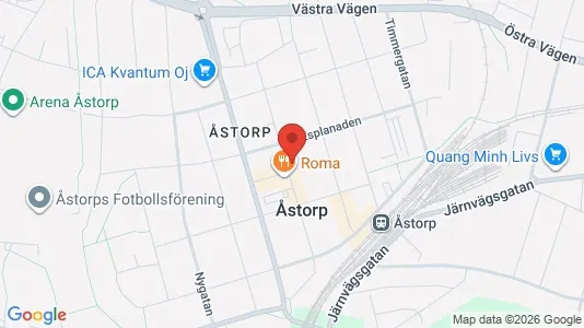 Apartments for rent i Åstorp - kort over placeringen