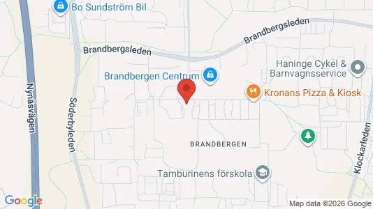 Apartments for rent i Haninge - kort over placeringen