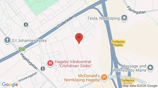Apartments for rent i Norrköping - kort over placeringen