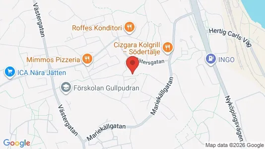 Apartments for rent i Södertälje - kort over placeringen