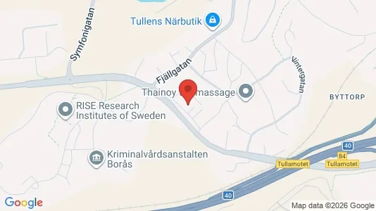 Apartments for rent i Borås - kort over placeringen