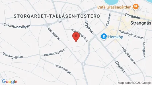 Rooms for rent i Strängnäs - kort over placeringen