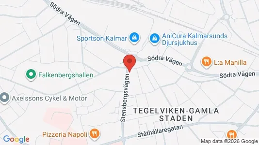 Apartments for rent i Kalmar - kort over placeringen