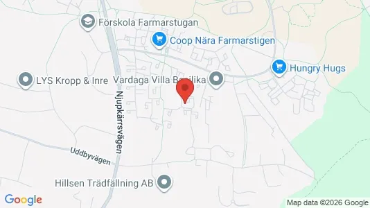 Apartments for rent i Tyresö - kort over placeringen