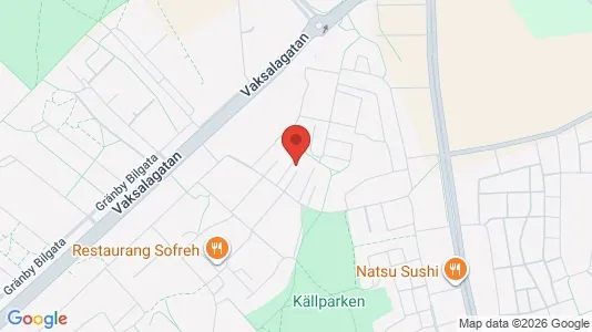 Apartments for rent i Uppsala - kort over placeringen
