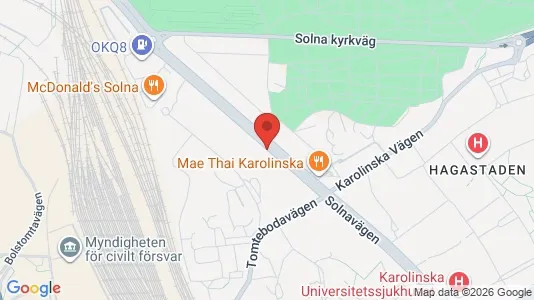 Apartments for rent i Solna - kort over placeringen