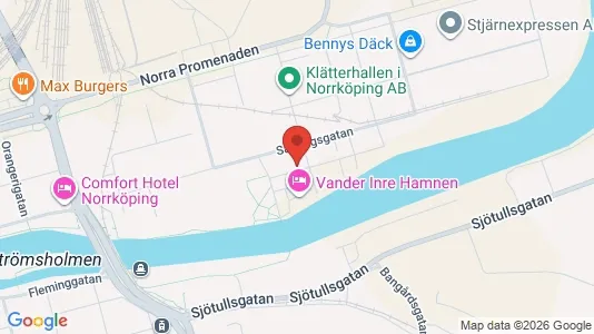 Apartments for rent i Norrköping - kort over placeringen