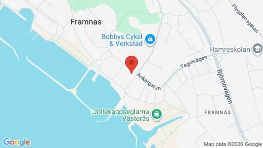 Apartments for rent i Västerås - kort over placeringen