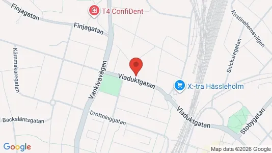 Apartments for rent i Hässleholm - kort over placeringen