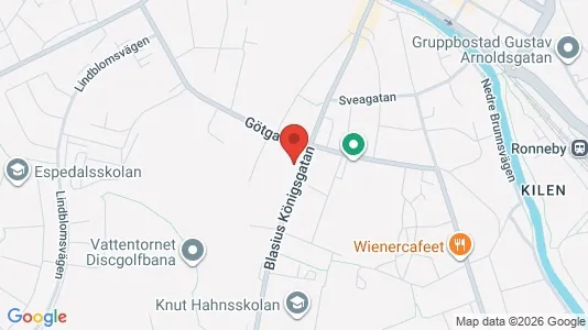Apartments for rent i Ronneby - kort over placeringen