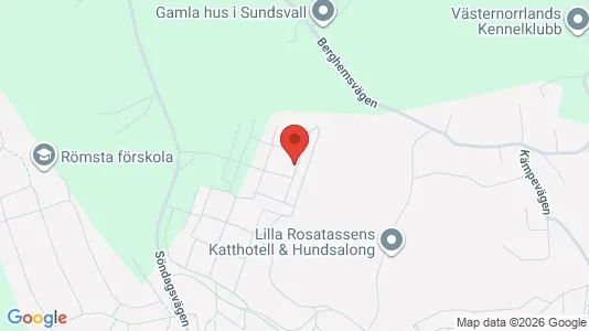 Apartments for rent i Sundsvall - kort over placeringen