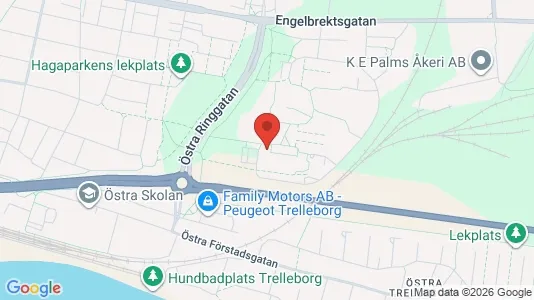 Apartments for rent i Trelleborg - kort over placeringen