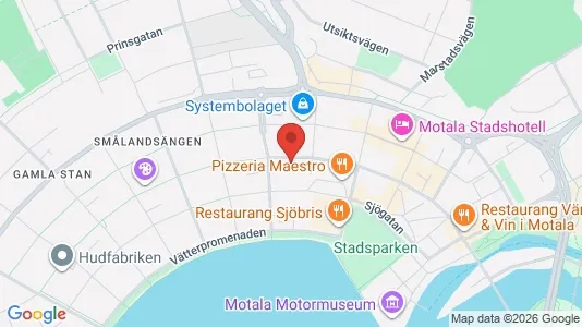 Apartments for rent i Motala - kort over placeringen
