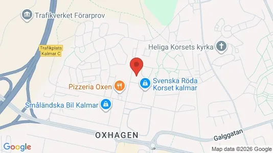 Apartments for rent i Kalmar - kort over placeringen