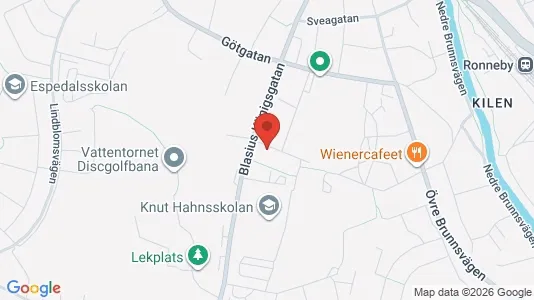 Apartments for rent i Ronneby - kort over placeringen