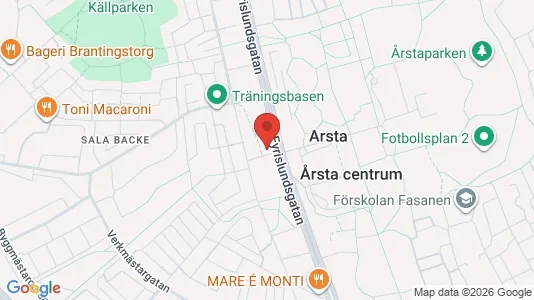 Apartments for rent i Uppsala - kort over placeringen