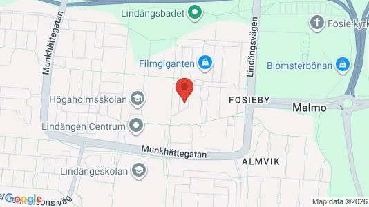Apartments for rent i Fosie - kort over placeringen