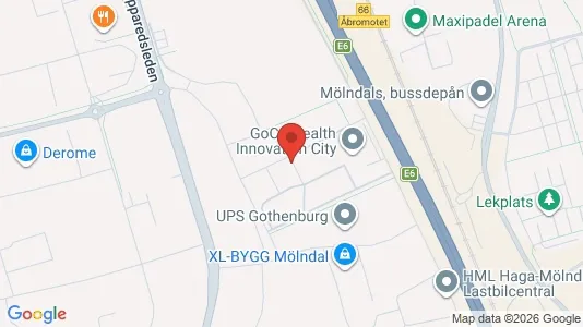Apartments for rent i Mölndal - kort over placeringen