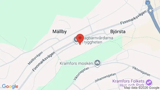 Rooms for rent i Kramfors - kort over placeringen