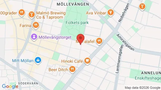 Apartments for rent i Malmö City - kort over placeringen