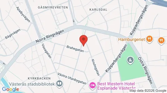 Apartments for rent i Västerås - kort over placeringen