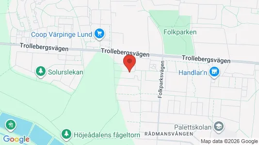 Apartments for rent i Lund - kort over placeringen