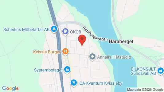 Apartments for rent i Sundsvall - kort over placeringen