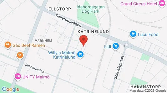 Apartments for rent i Malmö City - kort over placeringen