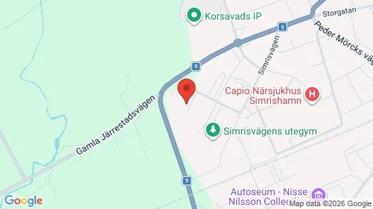 Apartments for rent i Simrishamn - kort over placeringen