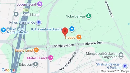 Apartments for rent i Lund - kort over placeringen