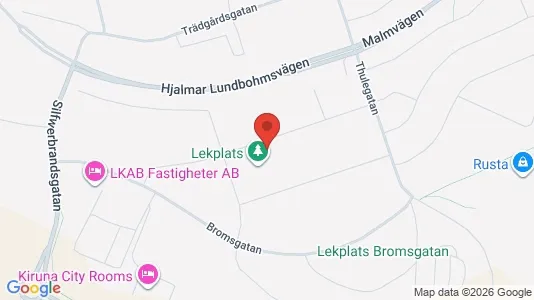 Apartments for rent i Kiruna - kort over placeringen