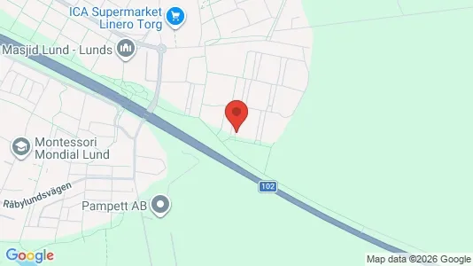 Apartments for rent i Lund - kort over placeringen