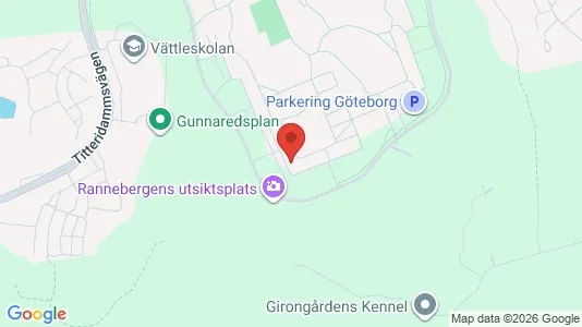 Apartments for rent i Angered - kort over placeringen
