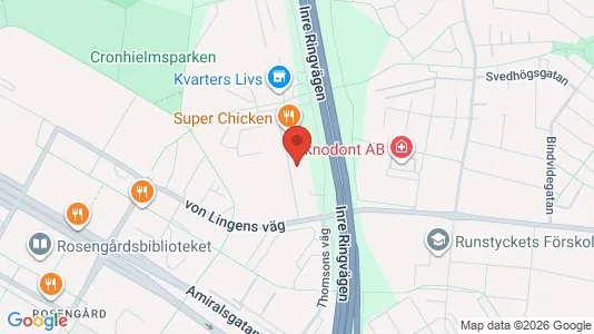 Apartments for rent i Rosengård - kort over placeringen