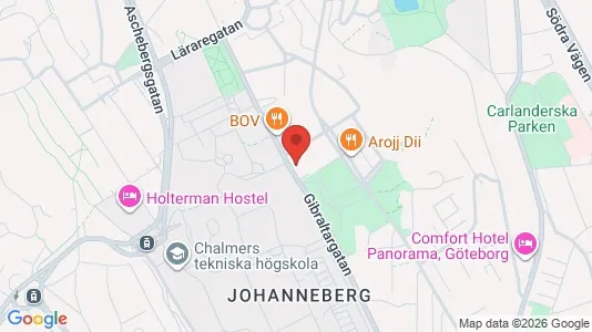 Apartments for rent i Johanneberg - kort over placeringen