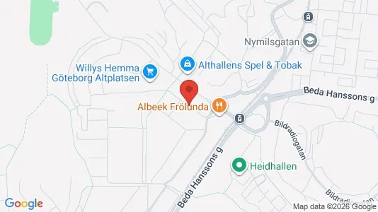 Apartments for rent i Askim-Frölunda-Högsbo - kort over placeringen