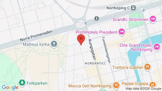 Apartments for rent i Norrköping - kort over placeringen