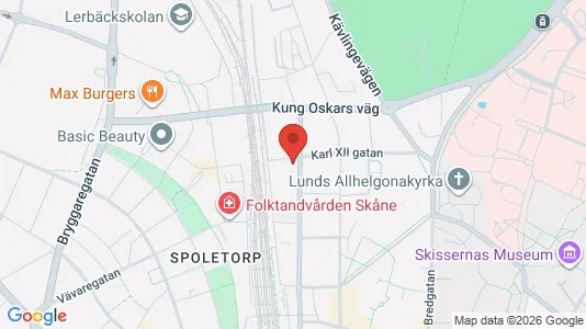 Apartments for rent i Lund - kort over placeringen