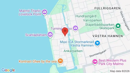 Apartments for rent i Malmö City - kort over placeringen