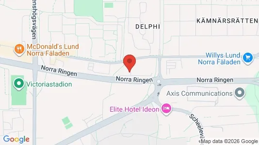 Apartments for rent i Lund - kort over placeringen