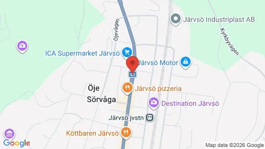 Apartments for rent i Ljusdal - kort over placeringen