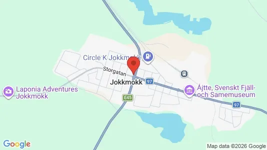 Houses for rent i Jokkmokk - kort over placeringen