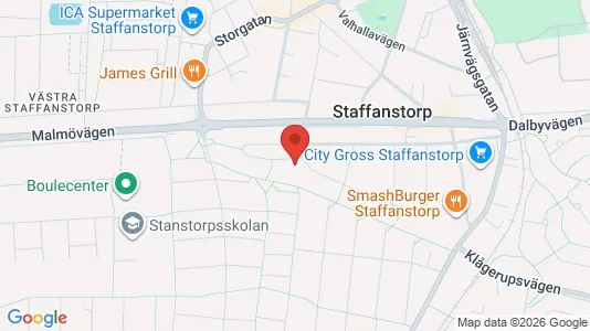 Apartments for rent i Staffanstorp - kort over placeringen