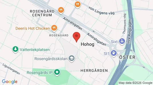 Apartments for rent i Rosengård - kort over placeringen