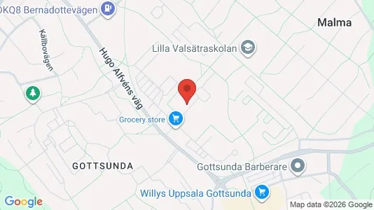 Apartments for rent i Uppsala - kort over placeringen